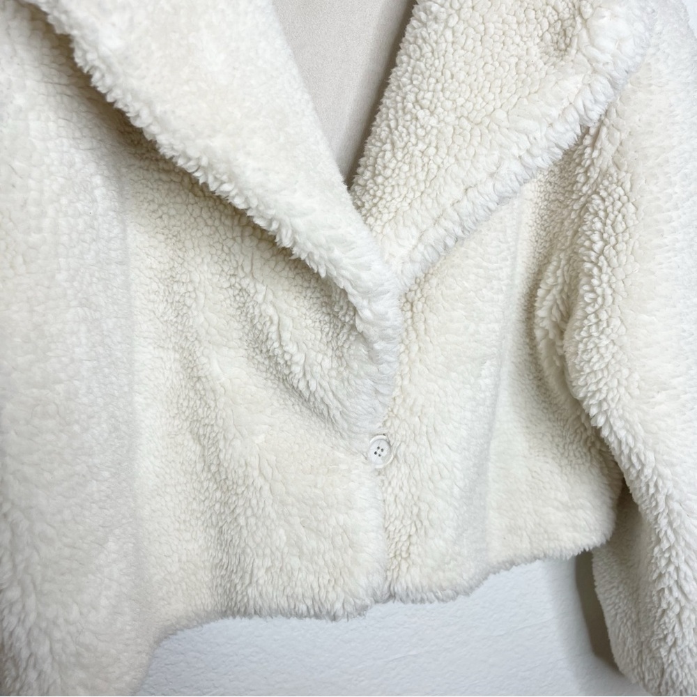 The Group by Babaton Aritzia Sherpa Teddy Jacket Size 2 - Picture 2 of 9
